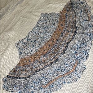 MISA RUFFLE SKIRT PATTERNED